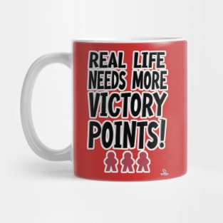 Real Life Victory Points Board Game Humor Motto Mug